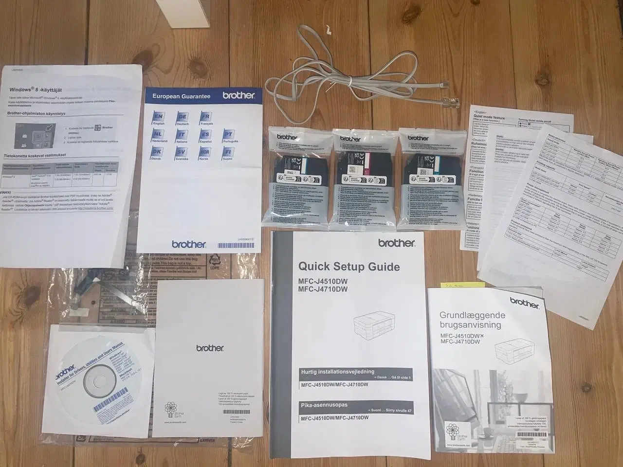 Billede 3 - Brother MFC-J4510DW – overvejende funktionsdygtig