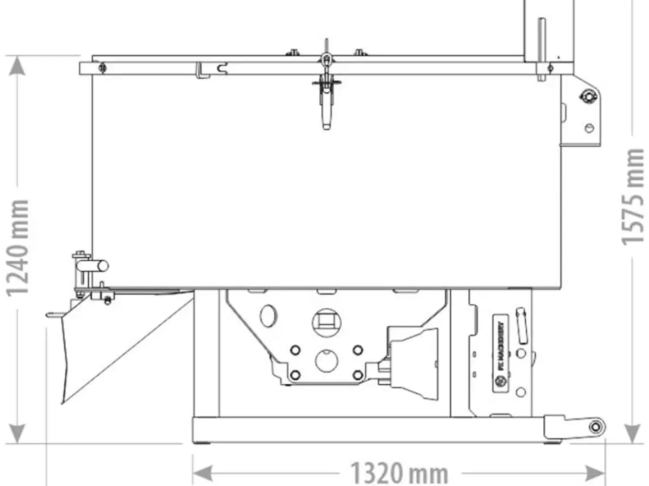 Billede 3 - Fk Maschinery Tvangsblander Pto UBCM800 - 800L