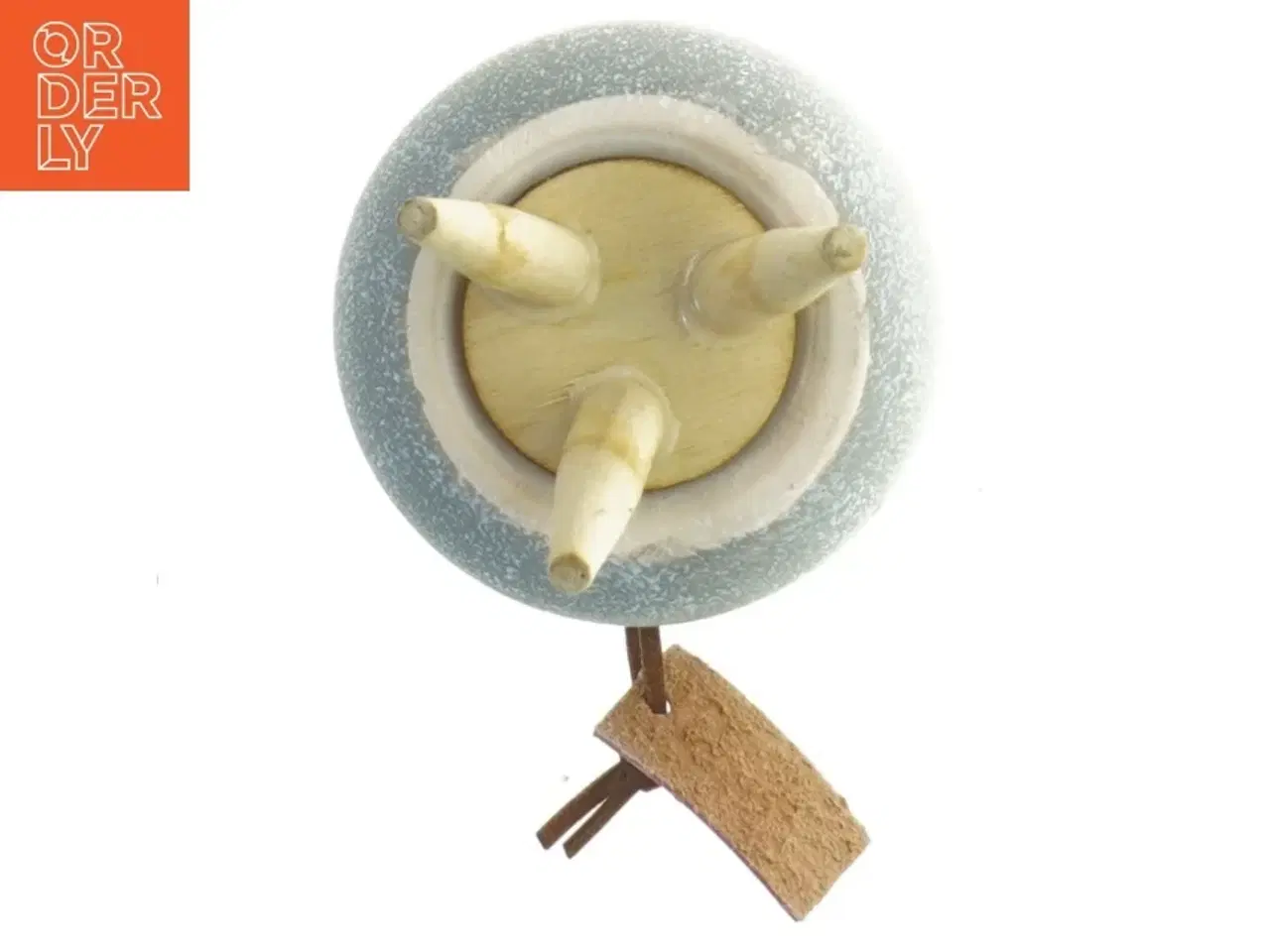 Billede 2 - Keramisk vase på trefod fra Nature (str. 11x7 cm)