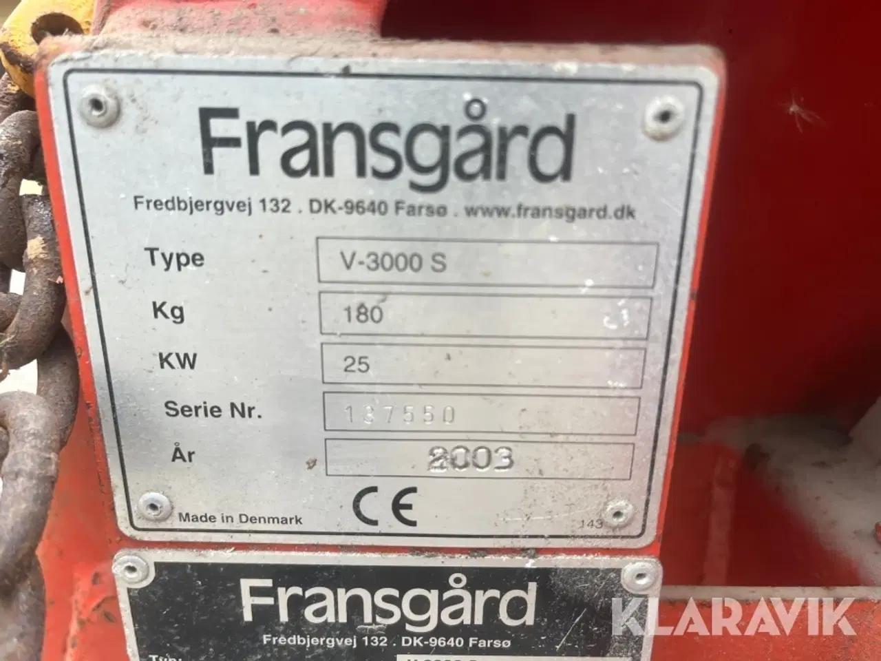 Billede 5 - Skovspil Framsgård V3000S