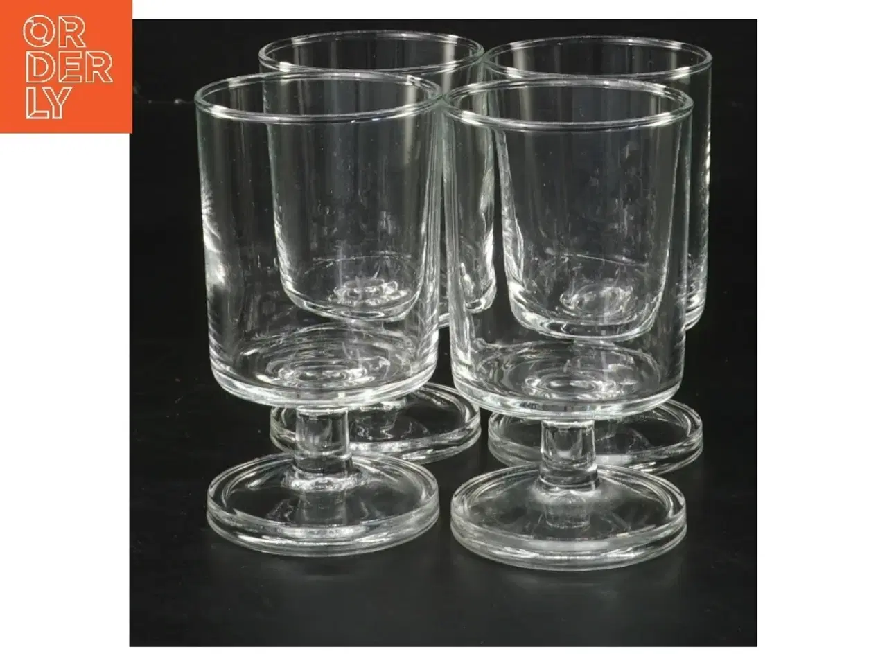 Billede 1 - Sæt med 4 glas (str. 9x5,5 cm)