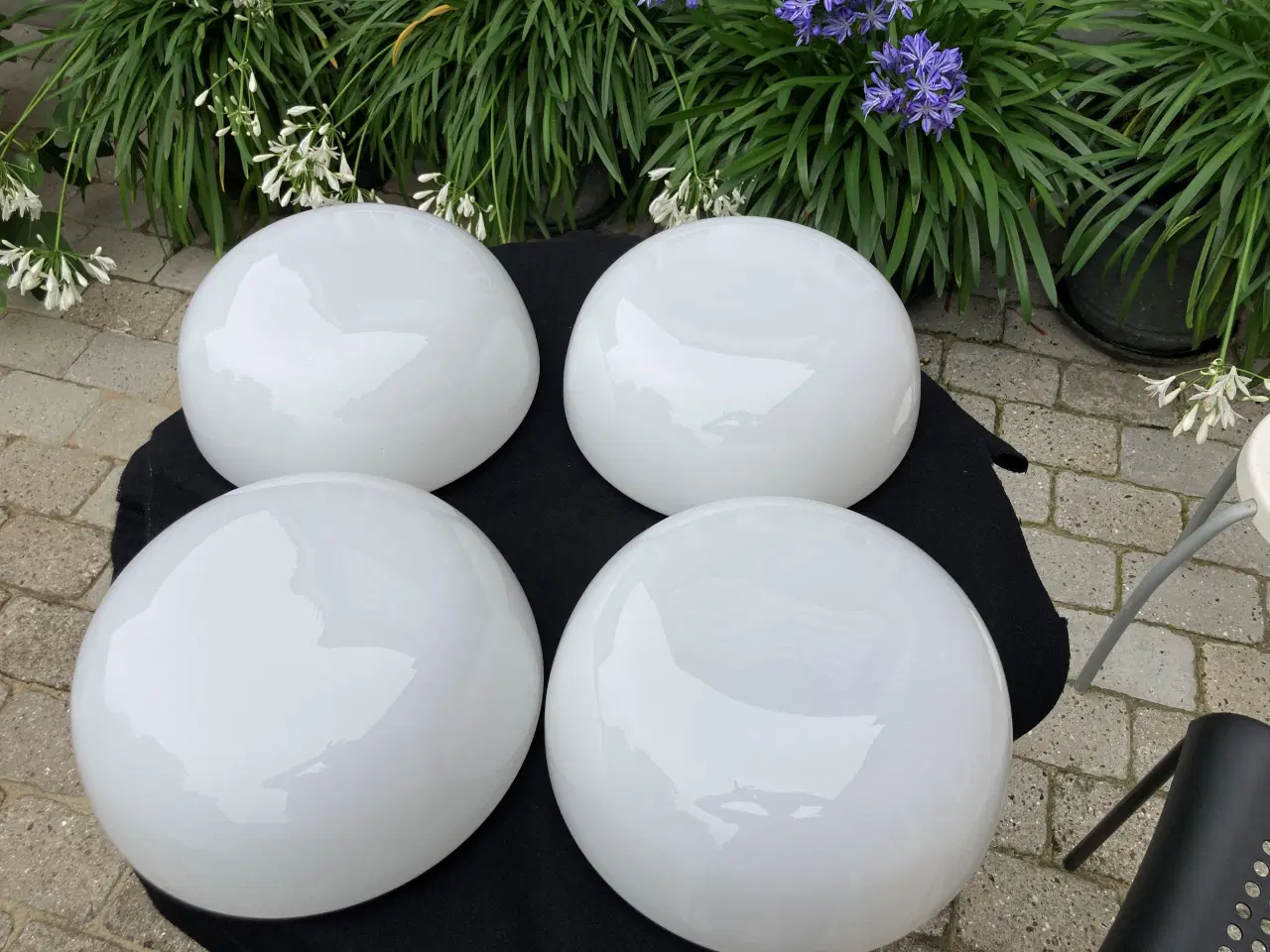 Billede 1 - 4 stk. Retro plafond loftslamper.