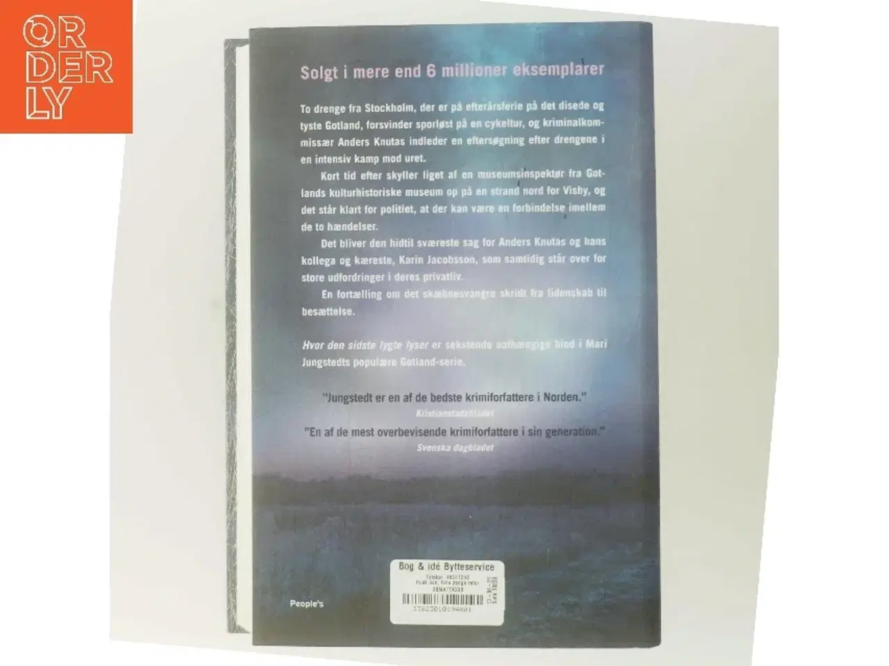 Billede 3 - Hvor den sidste lygte lyser af Mari Jungstedt (Bog)