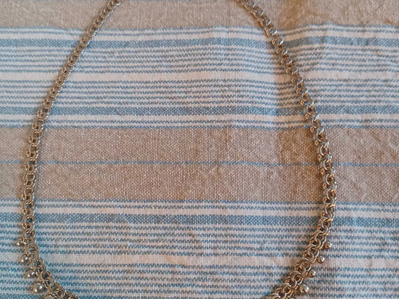 Billede 1 - Ældre sølvkæde