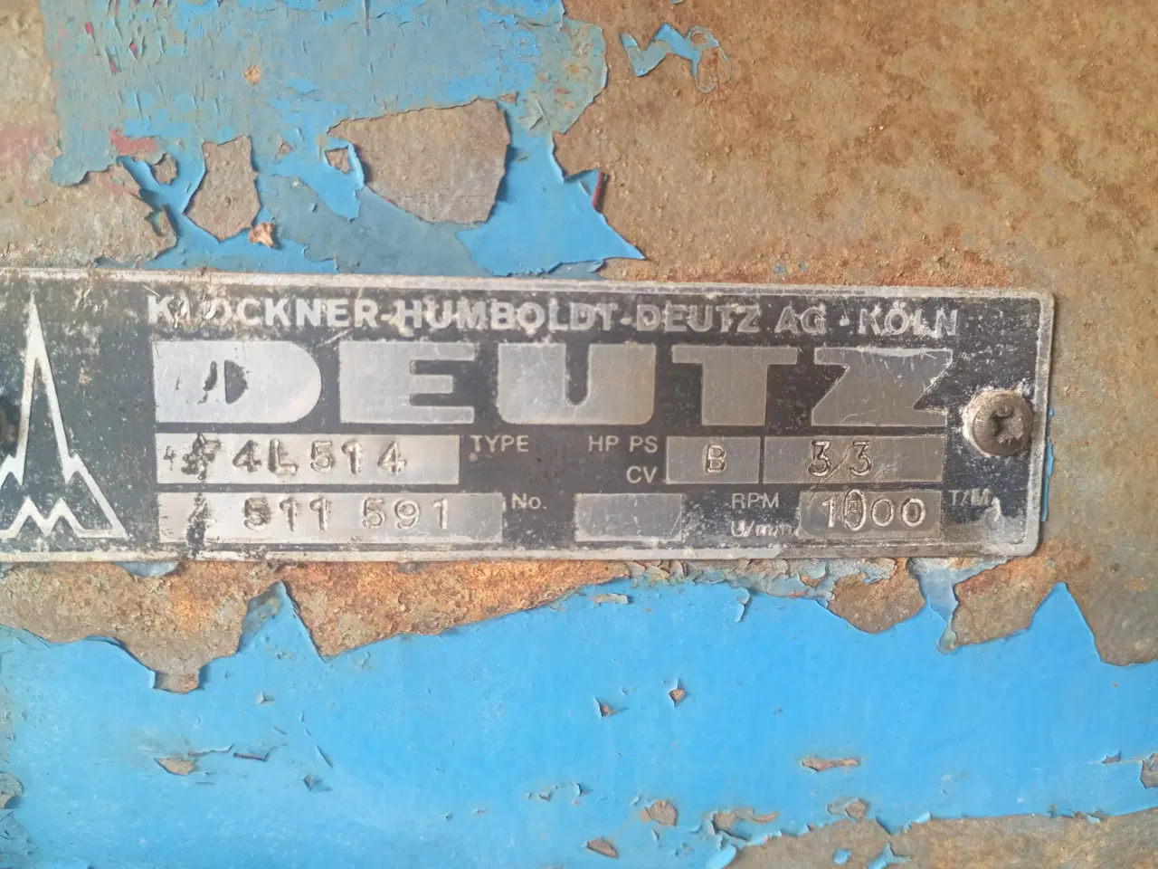 Billede 2 - Hejsa jeg har den har fine gammel Deutz 4 cylinder