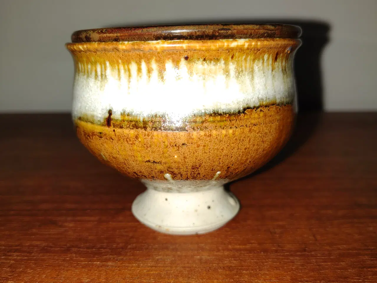 Billede 1 - Flot keramik lågkrukke