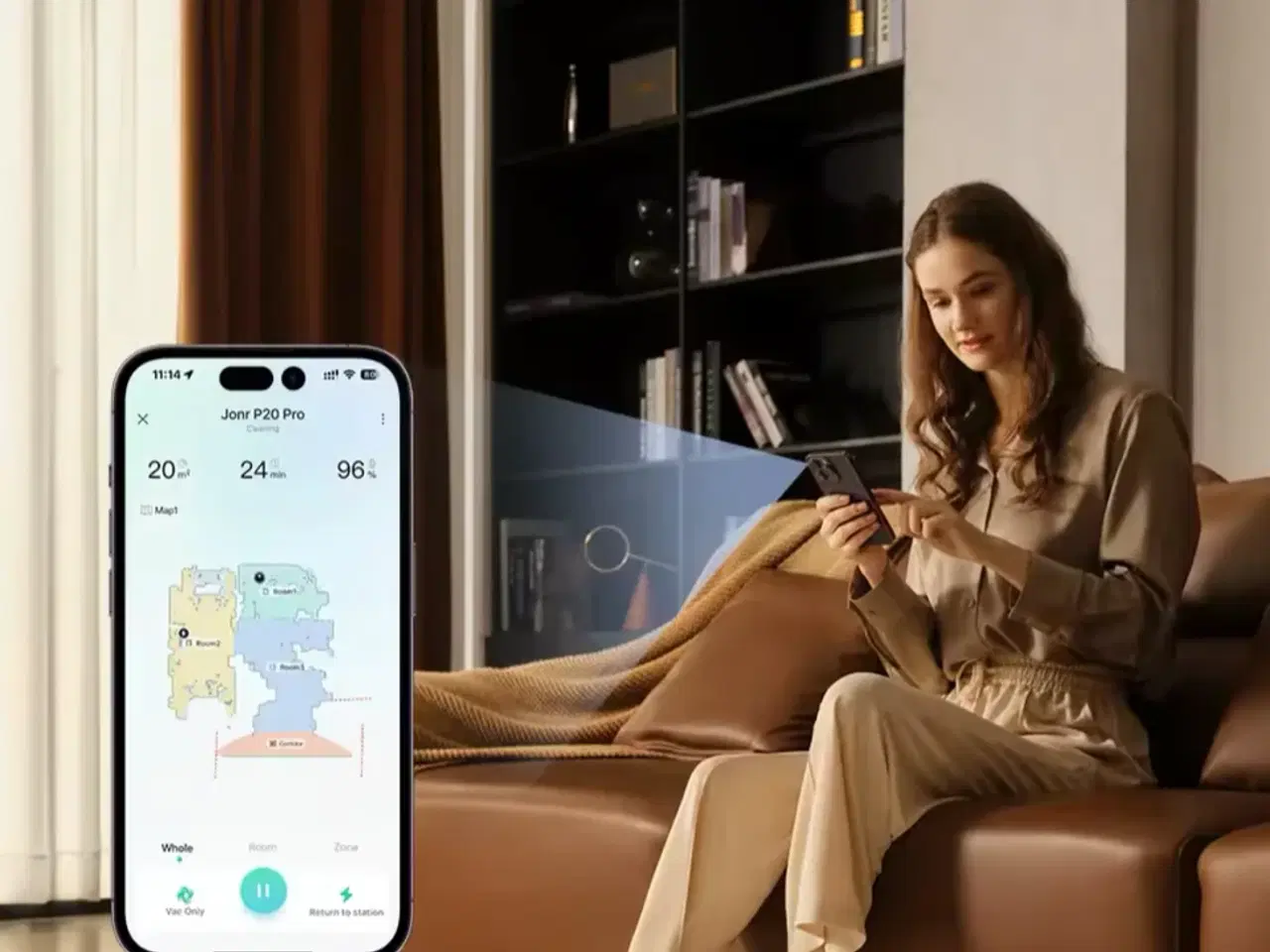 Billede 6 - Robotstøvsuge JONR P20 Pro ( HEL NY ) Bedst i test