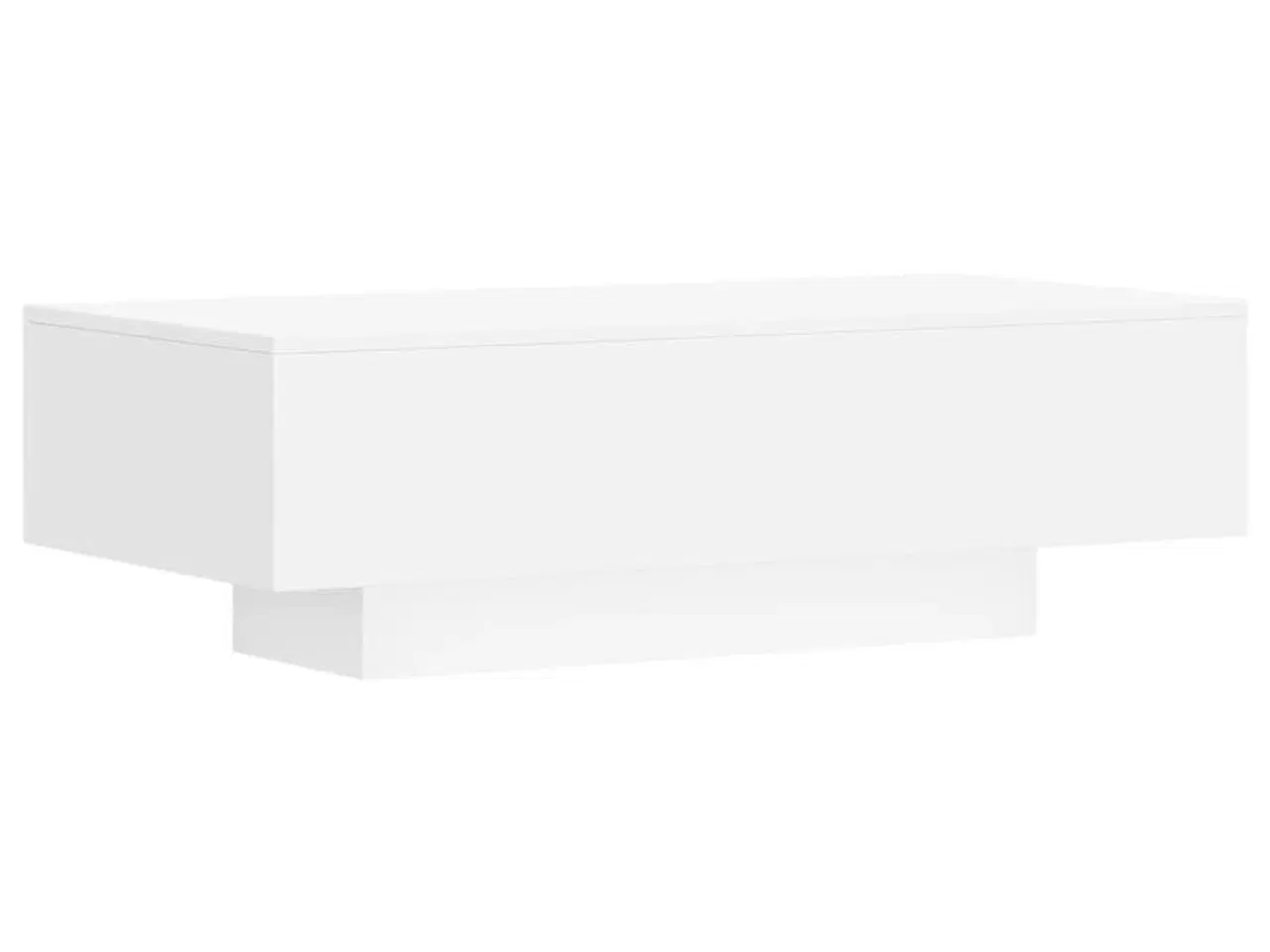 Billede 6 - Sofabord 100x49,5x31 cm konstrueret træ hvid