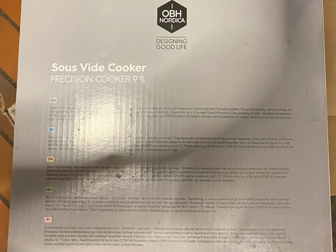 Billede 4 - Sous vide OBH 9 liters