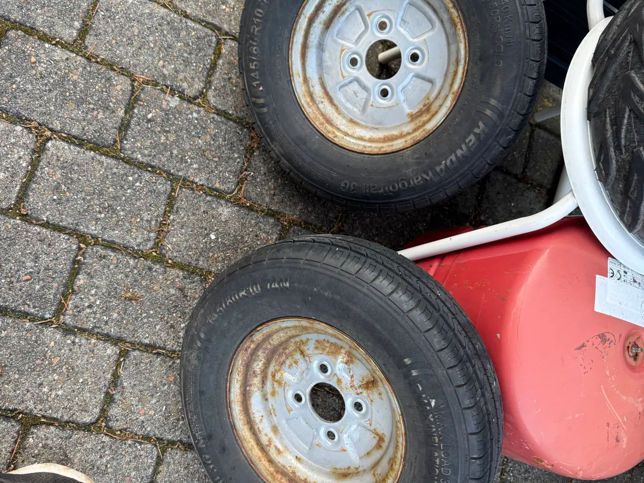 Billede 3 - Sælger de her sæt fælge med dækkene  7,5x17  ET35