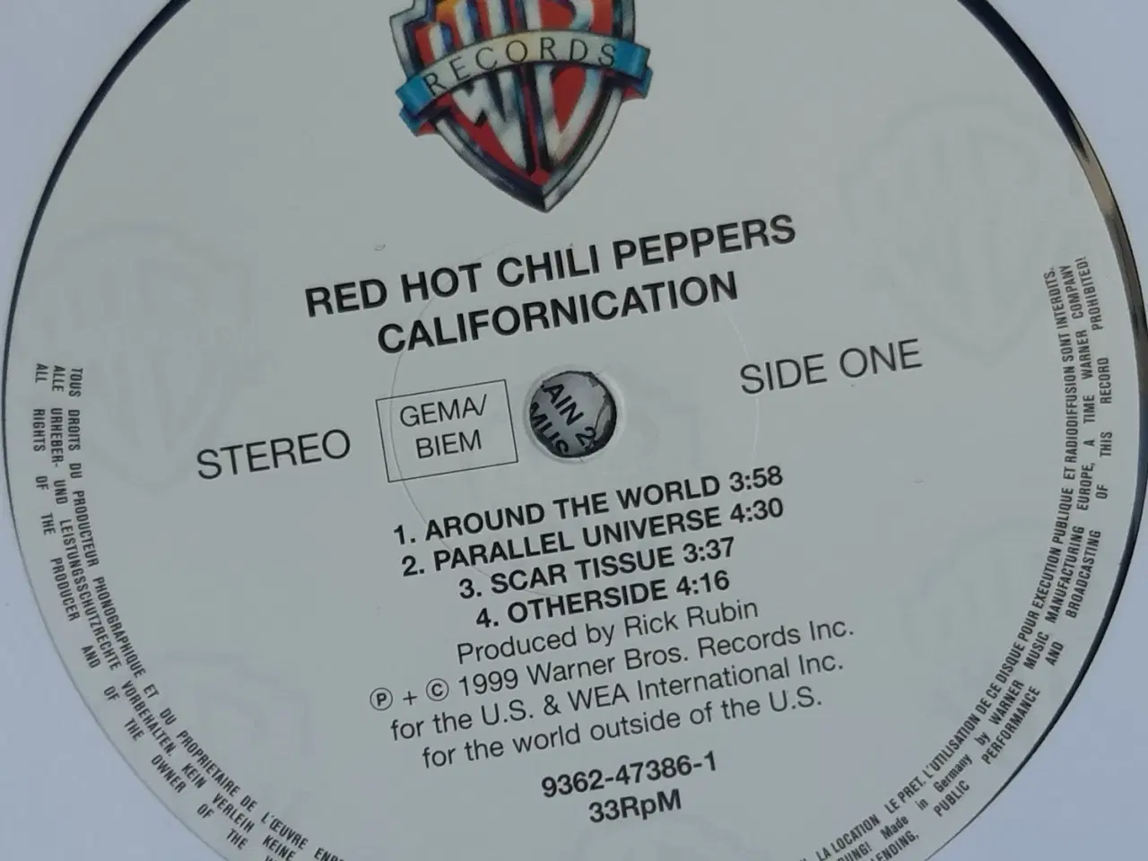 Billede 6 - Red Hot Chilli Peppers ...Californication