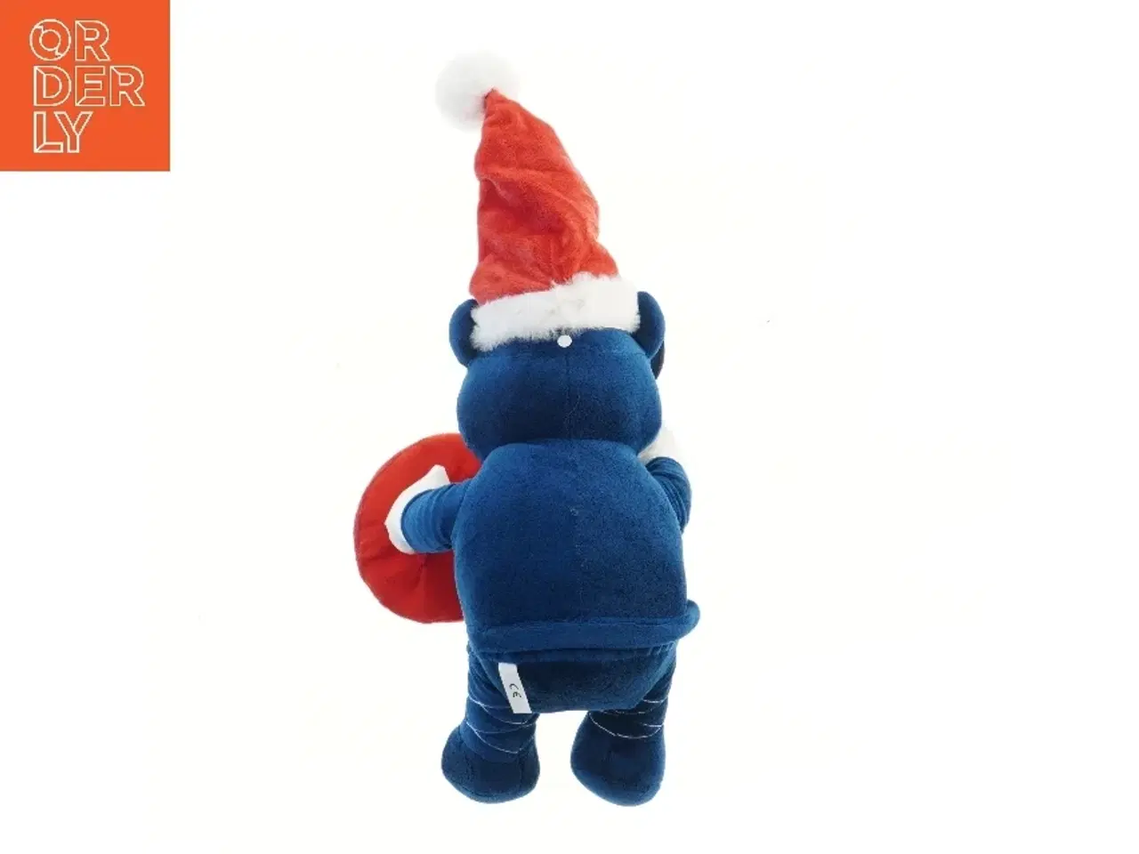Billede 2 - Plyslegetøj med nissehue fra Stryhns (str. 32 cm)