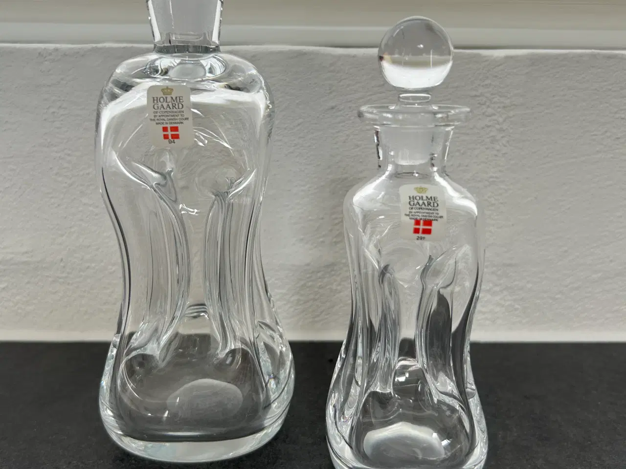 Billede 1 - Holmegaard klukflasker