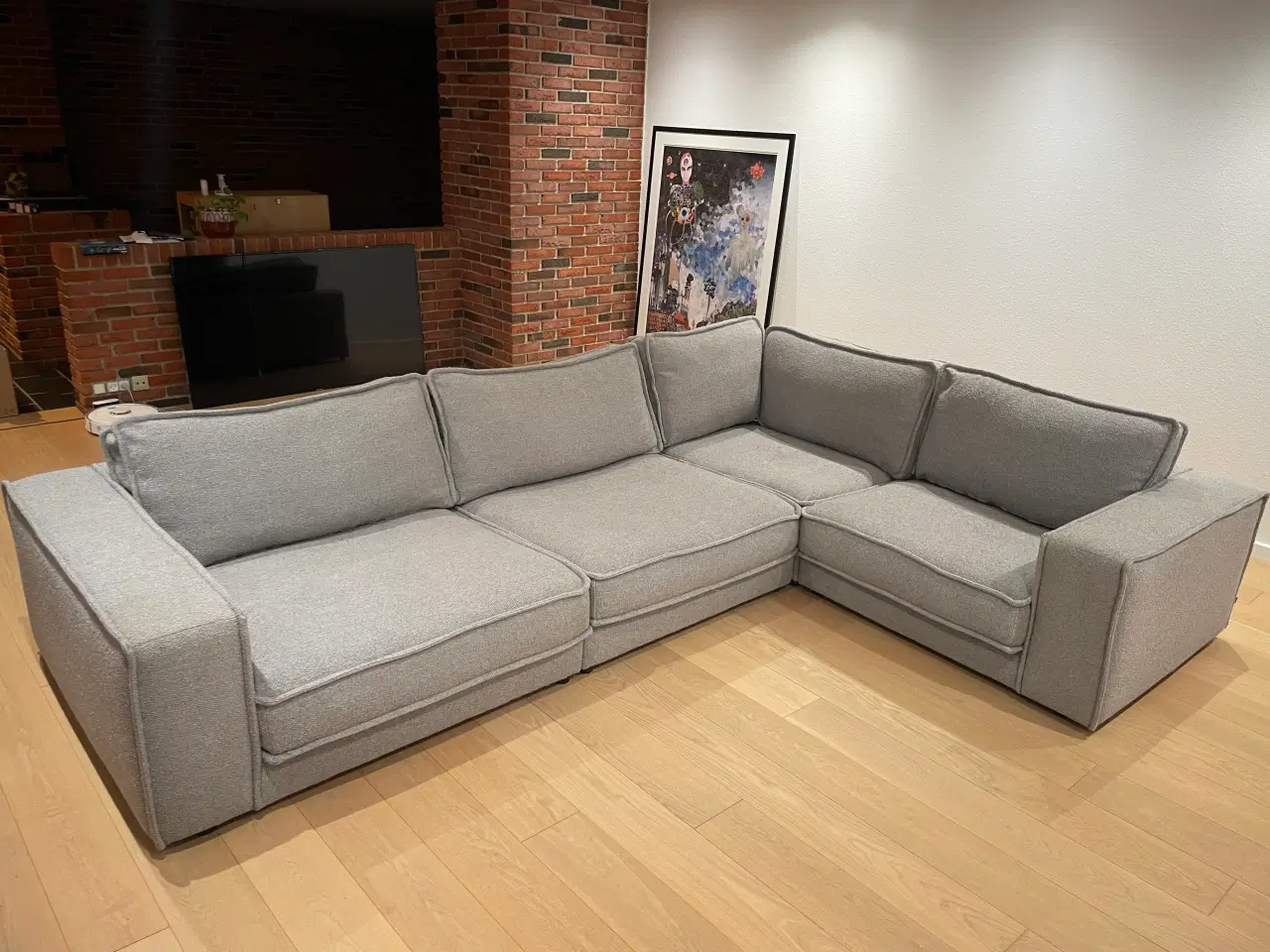 Billede 3 - Bolia Noora sofa, Monza, Bouclé light grey