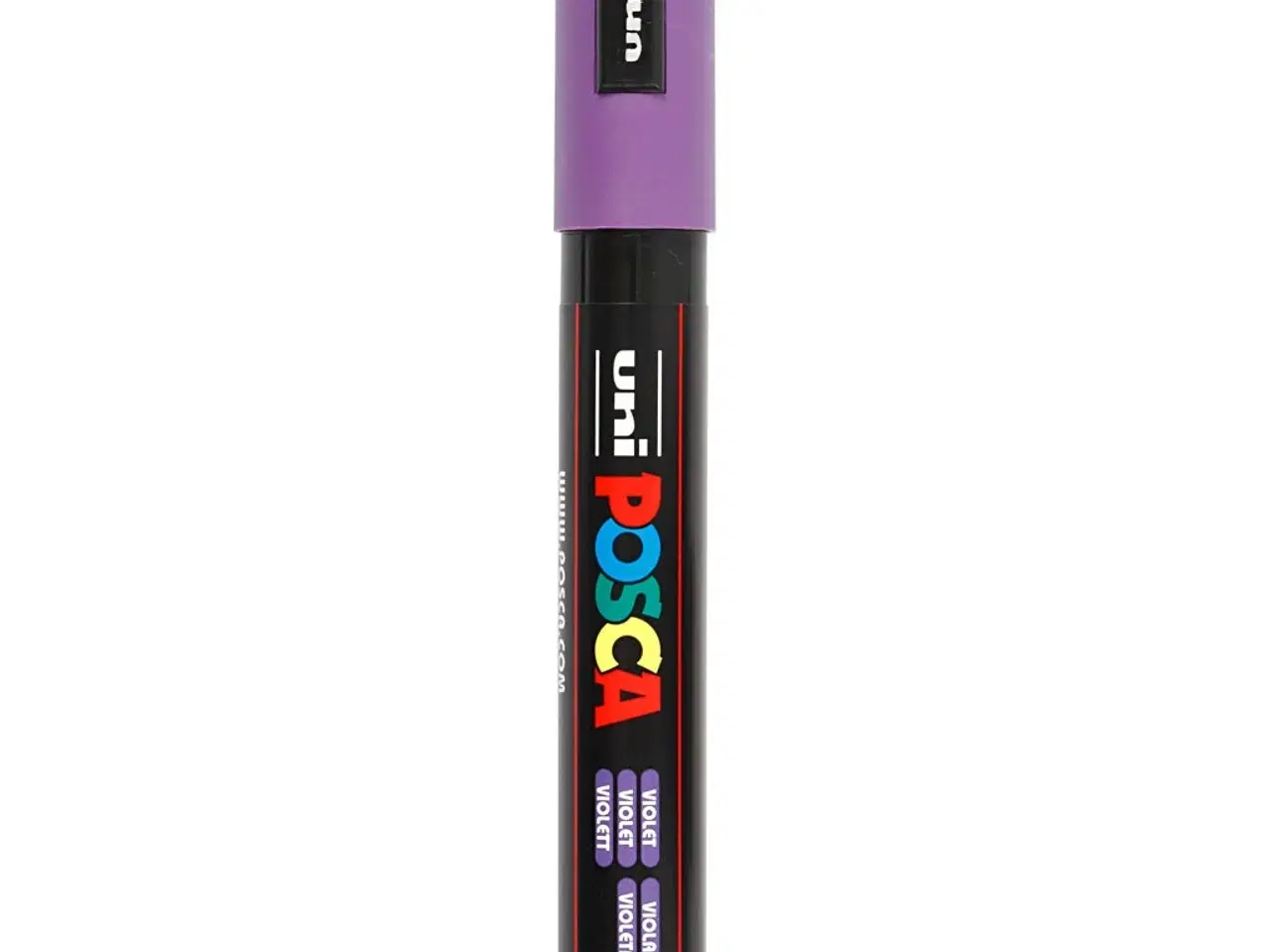 Billede 1 - Posca Tusch PC-5M, 2,5 mm, violet - Alsidig og vandfast