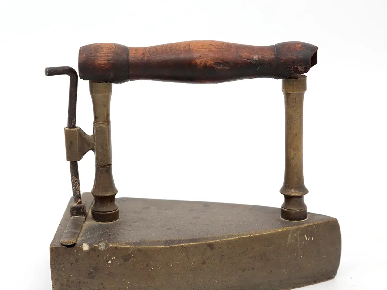 Billede 2 - Dansk messing strygejern No. 7 ca. 1850