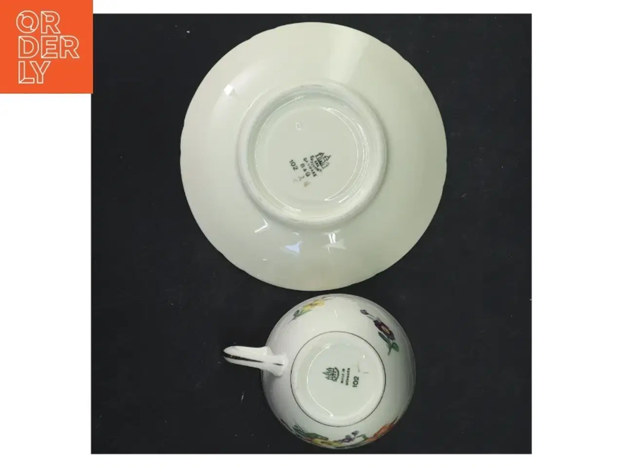 Billede 2 - B&G Saksisk Blomst kaffekop 102  (str. Ø 13,5&6x9,5 cm)