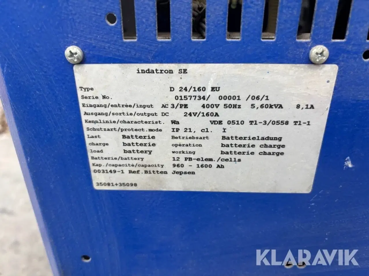 Billede 11 - Trucks lader Infatroe SE 24V 160A