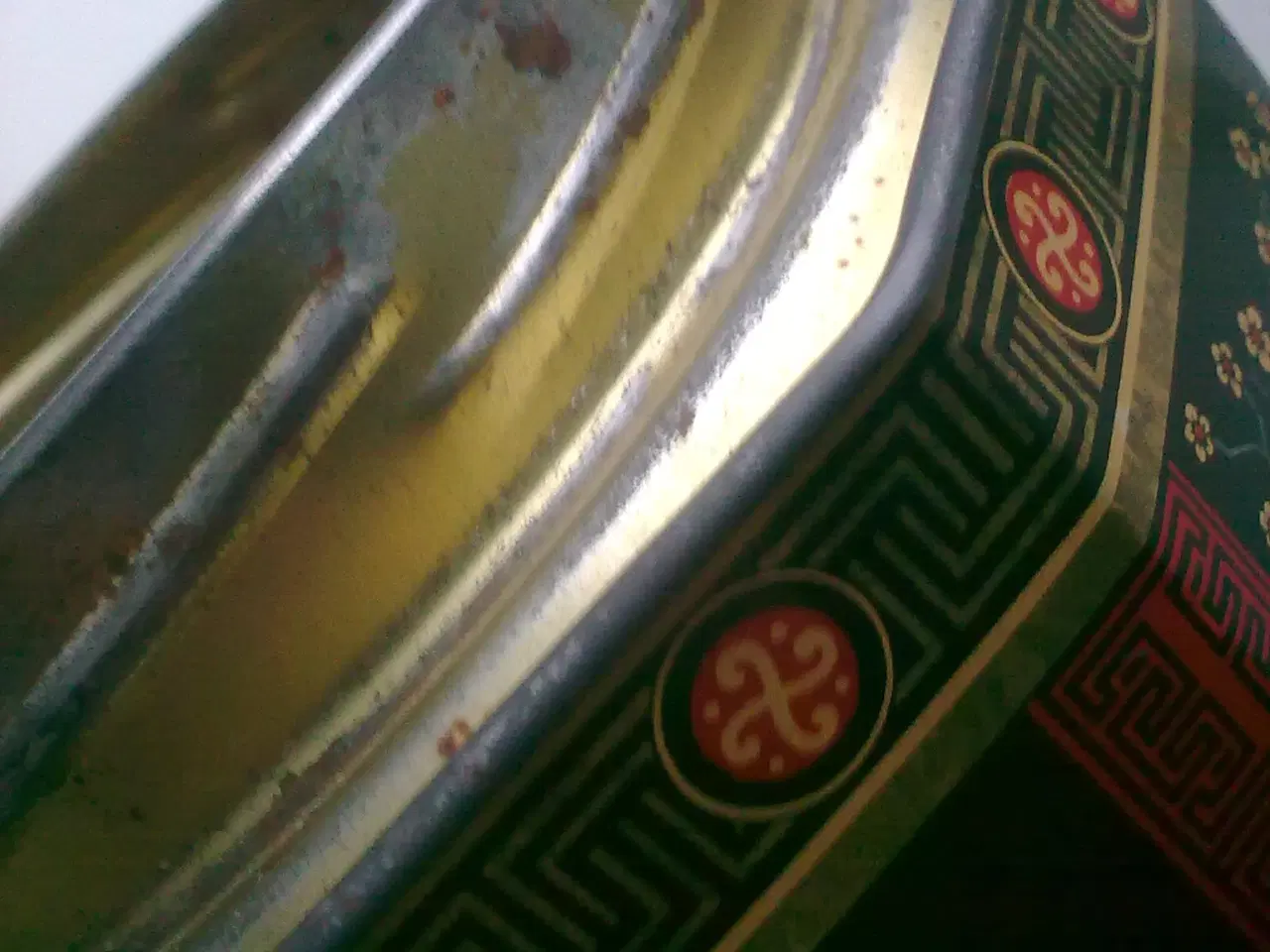 Billede 4 - Vintage sjælden 8 kantet te dåse m skruelåg +1 T