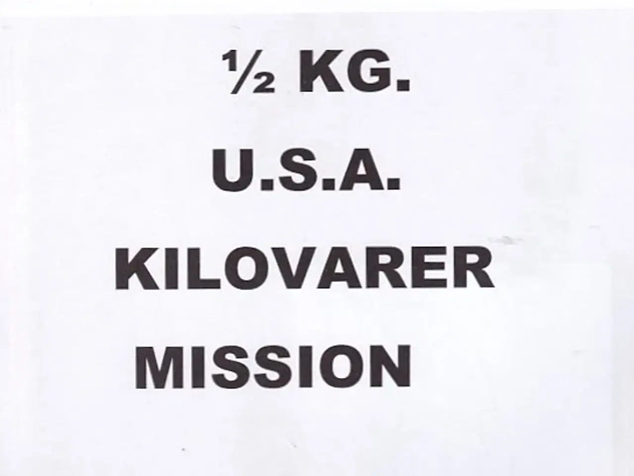 Billede 1 - U.S.A. ½ KG. - Mission - Tæt Klip + Lidt afvaskede - Hjemkommet 1 - 3 - 22
