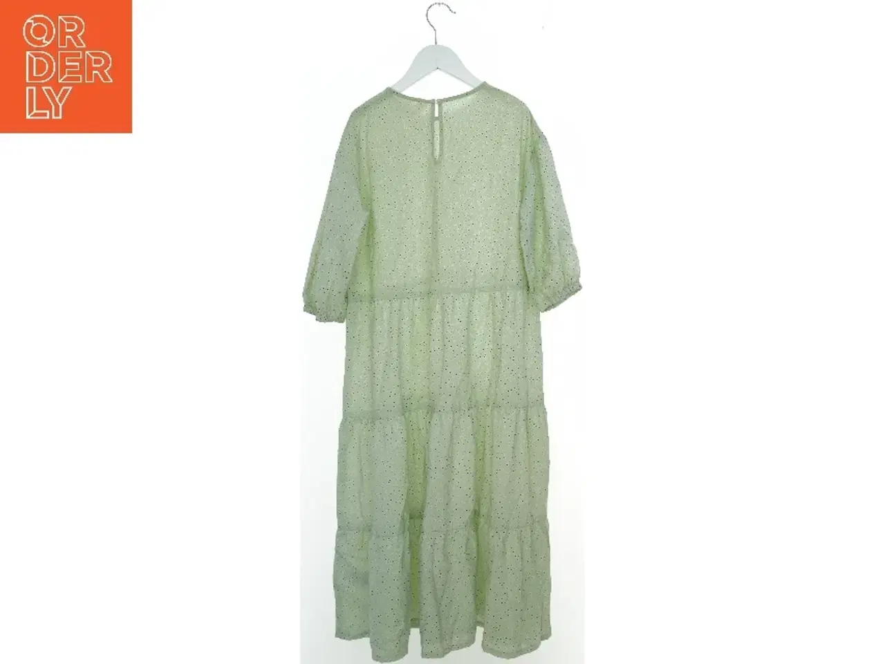 Billede 2 - Lang grøn kjole fra H&M (str. 146)