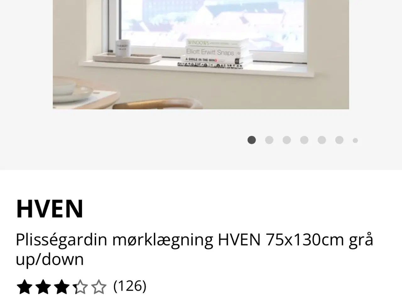 Billede 2 - Up and Down mørklægnings gardin