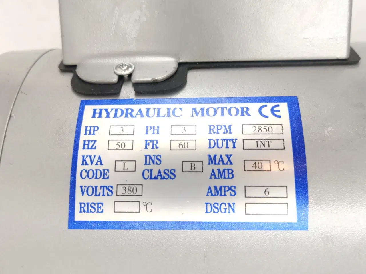 Billede 2 - Hydralik motor med olie beholder og sænke ventil for Bulldog PM240 220 / 230V 1P (reservedel)