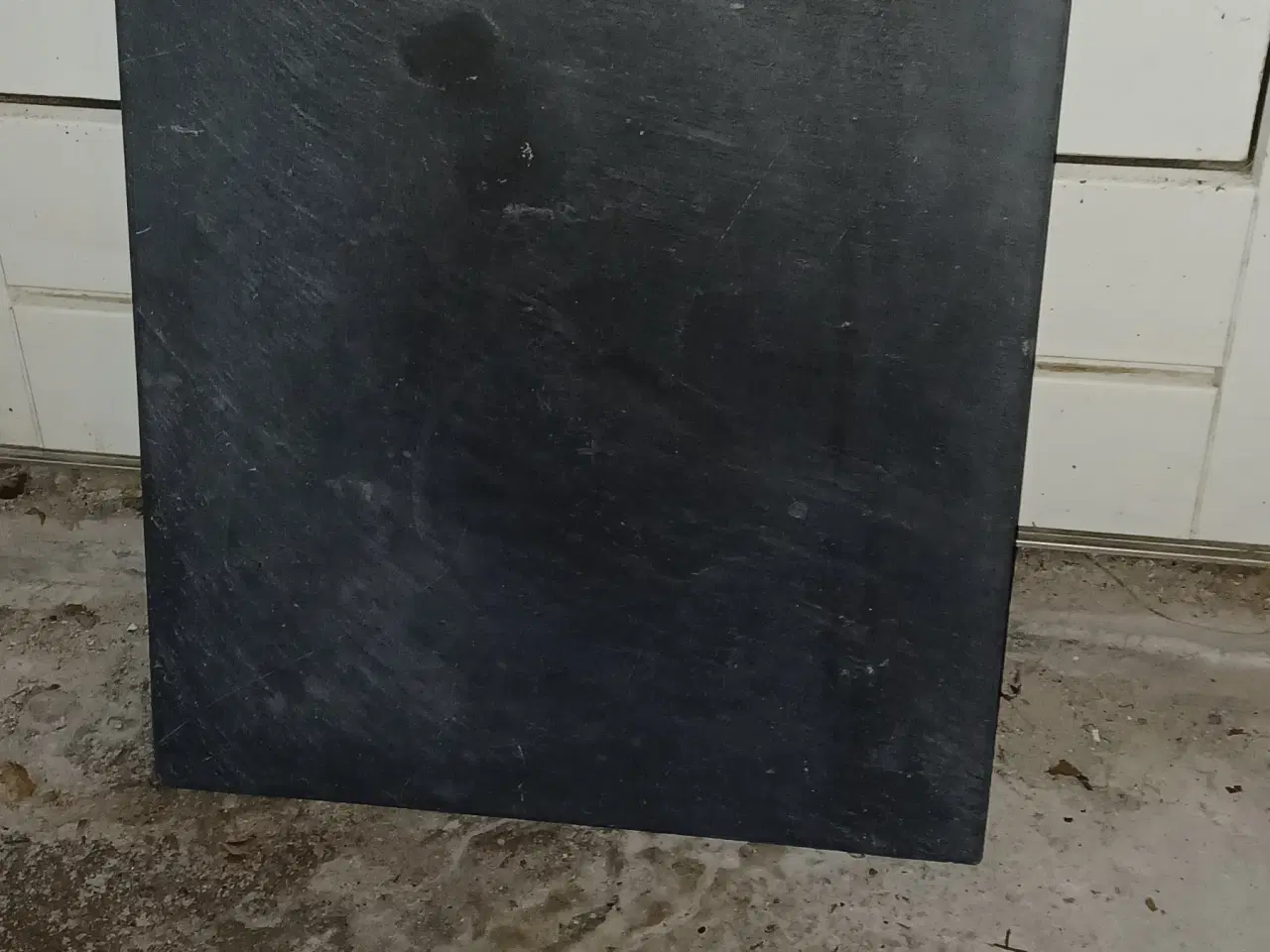 Billede 1 - Skiffer plade i sort