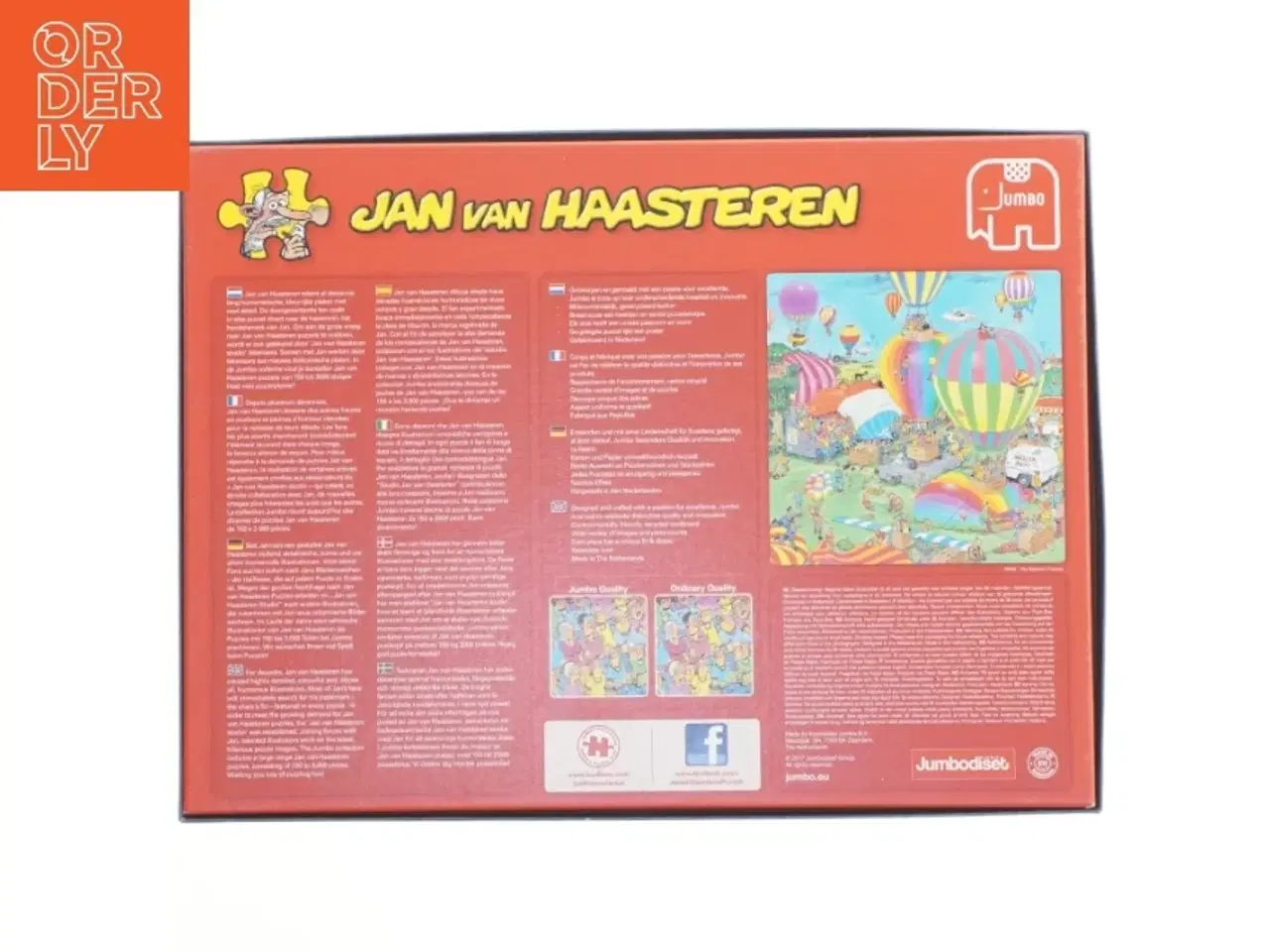 Billede 2 - Jan van Haasteren 1000 brikker puslespil fra Jumbo (str. 1000 brikker)