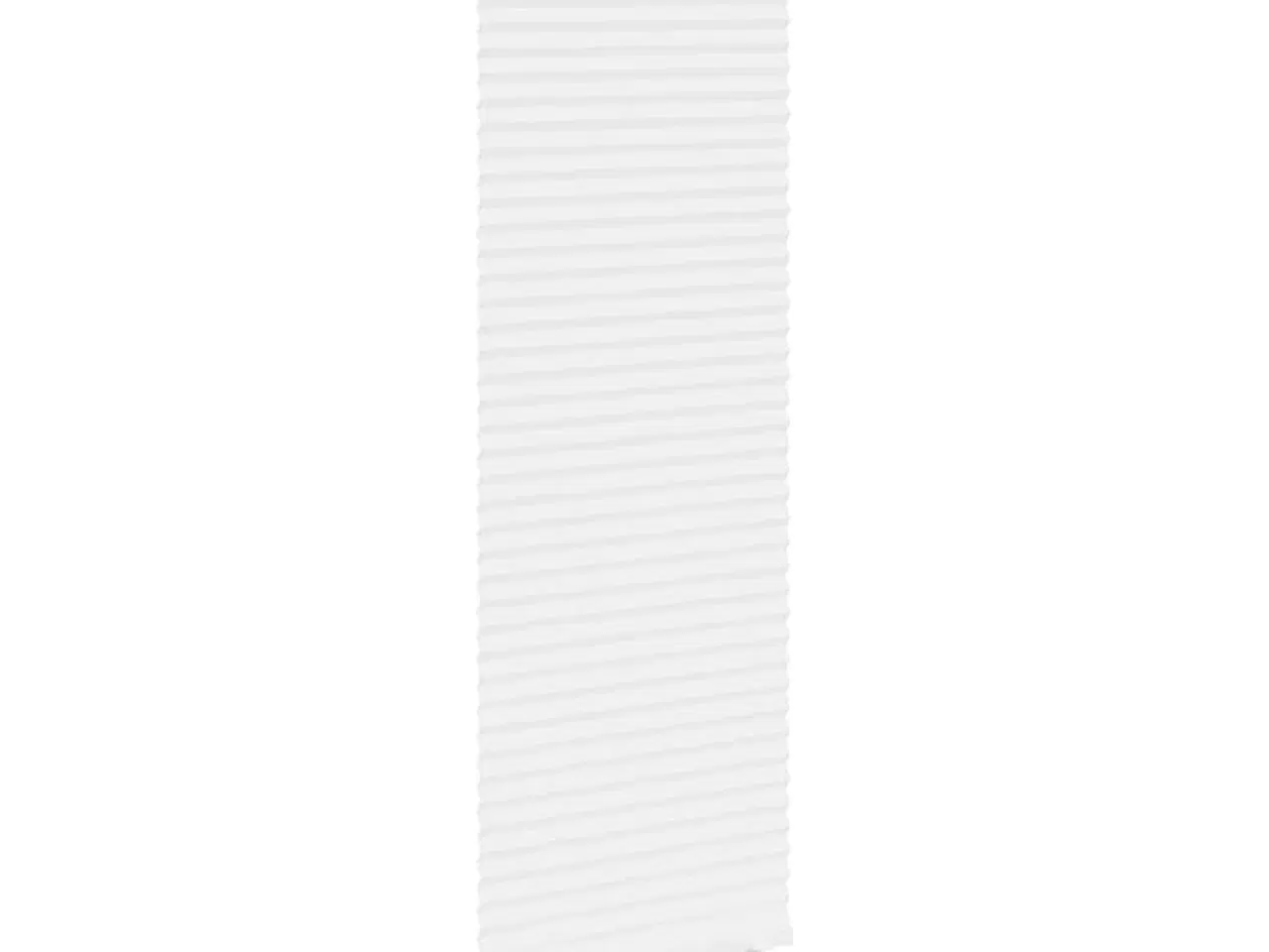 Billede 3 - Plisségardin Hvid 45x150 cm Stofbredde 44,4 cm Polyester