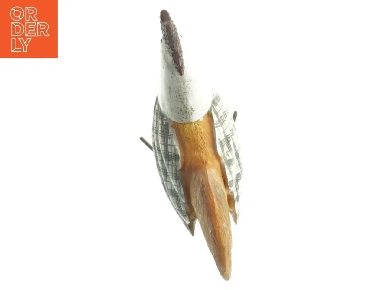 Billede 2 - Træhane dekoration (str. 12 cm)