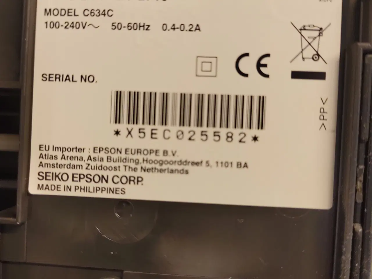 Billede 4 - Epson printer ET-2710 model C634C