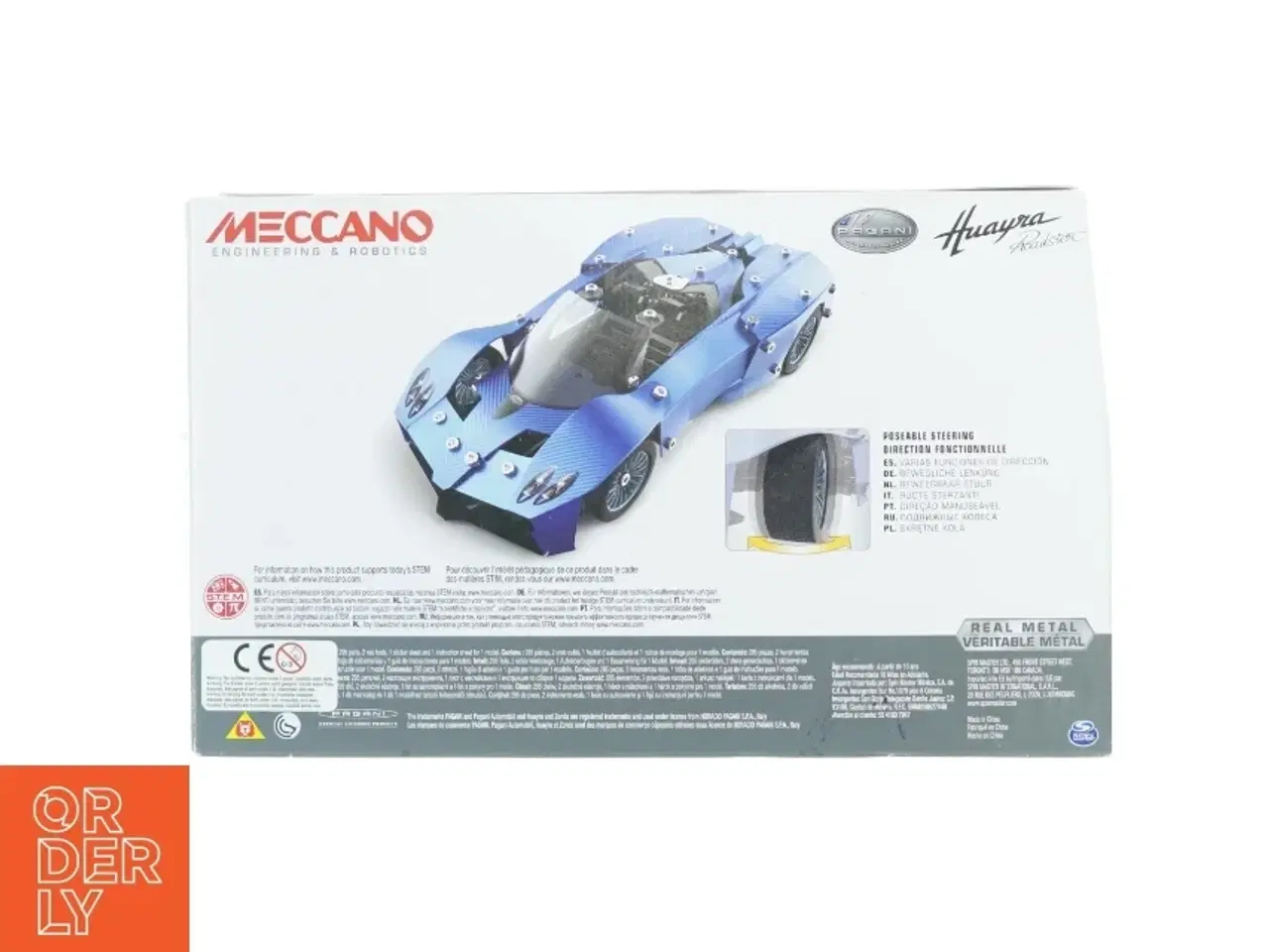 Billede 8 - Meccano-Erector Sports Car Set Pagani Huayra Roadster (str. Kassen er 32 x 20 x 5 cm)