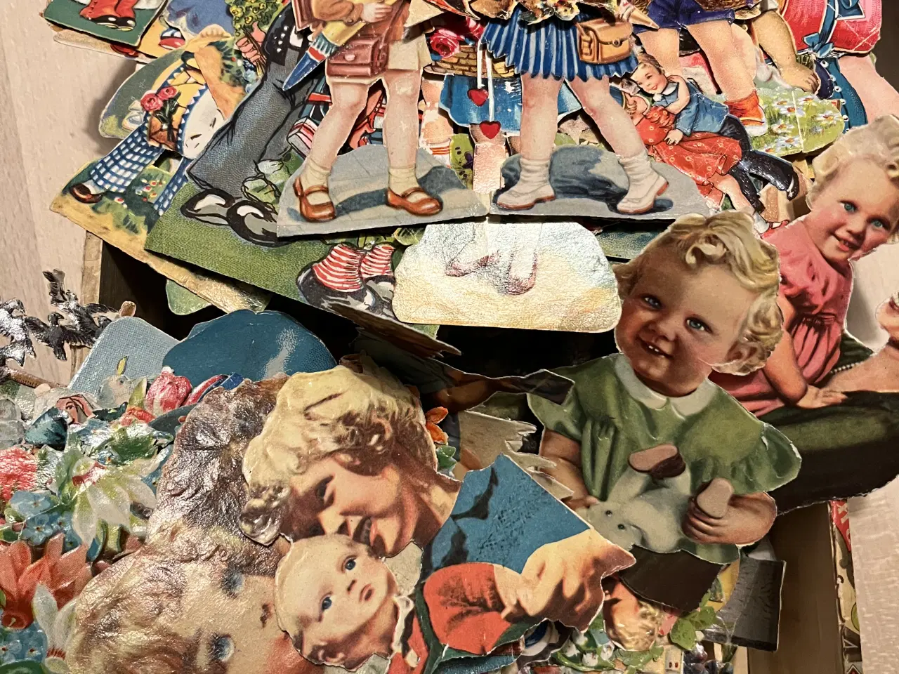 Billede 1 - Glansbilleder, antikke