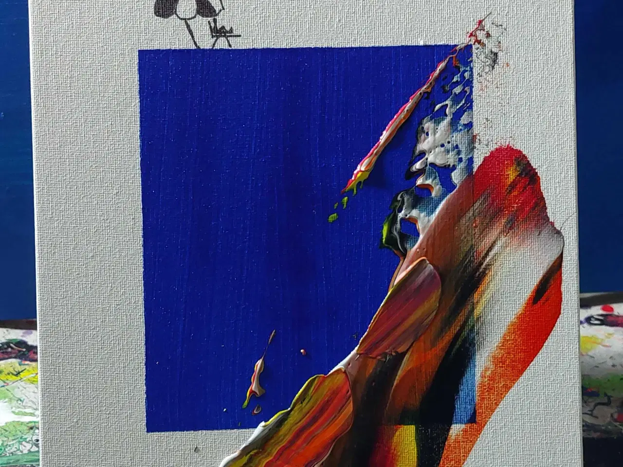 Billede 3 - Allan's moderne kunst/fluid art