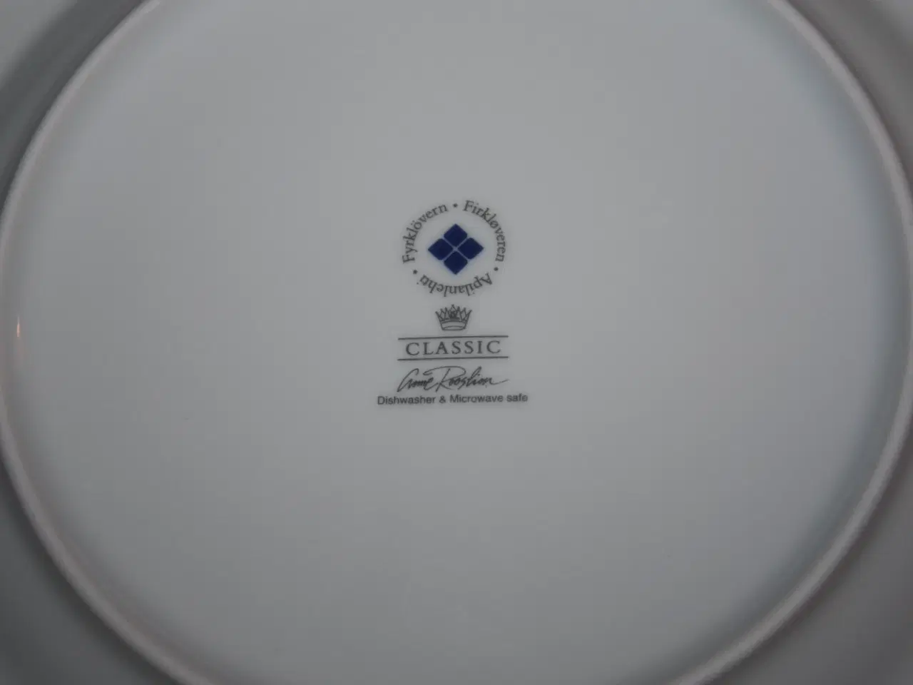 Billede 4 - Firkløveren Classic middags tallerken samt frokost