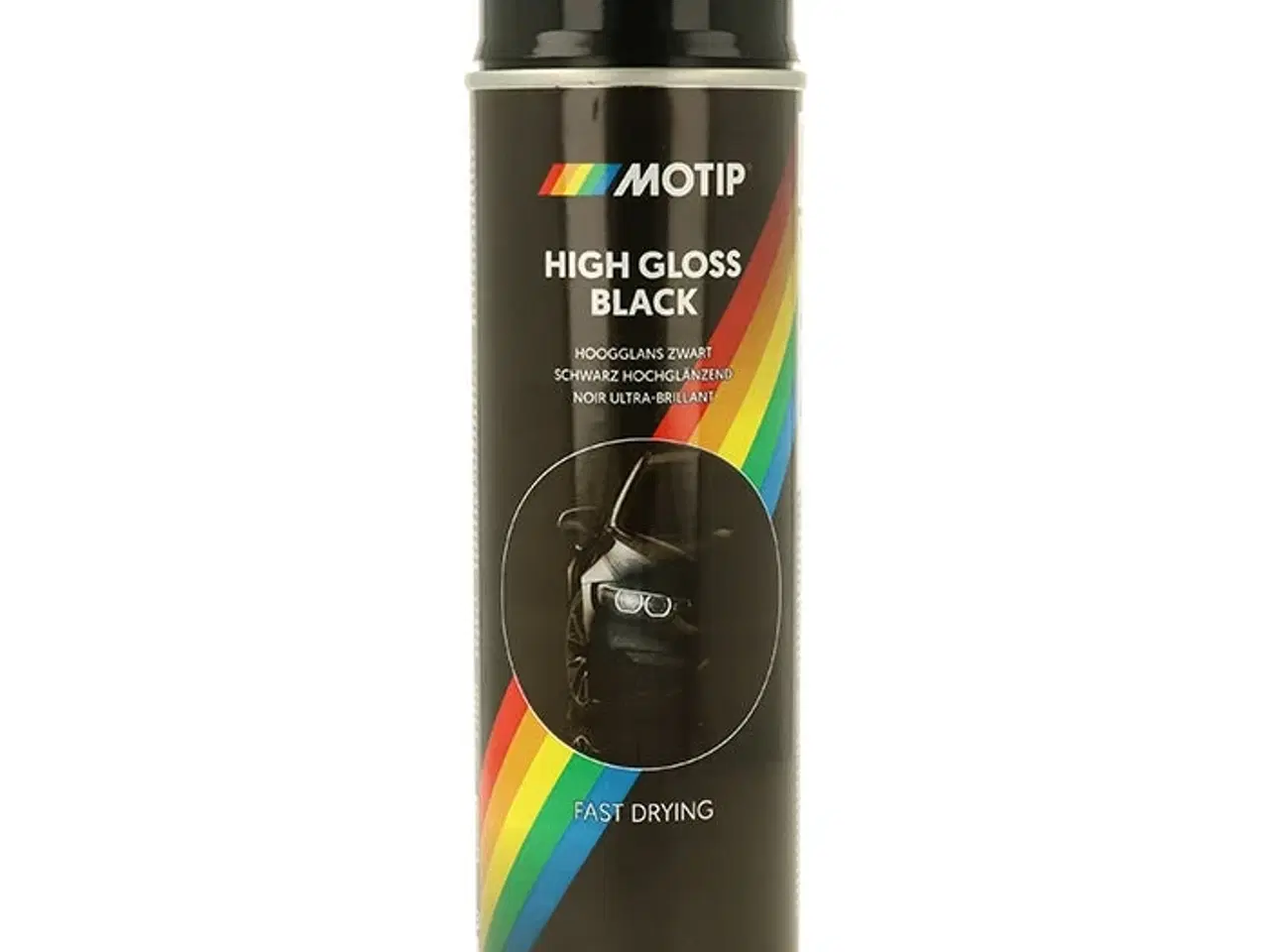 Billede 1 - Motip Universallak sort højglans 500ml.