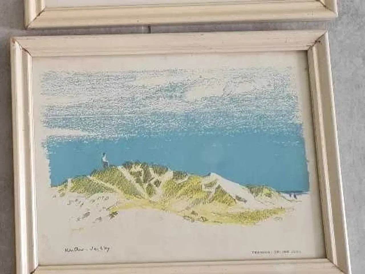 Billede 6 - Litografi, grafisk tryk, akvarel, 