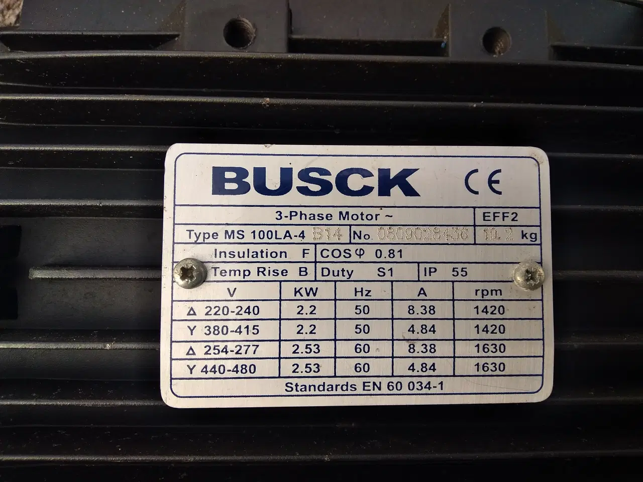 Billede 4 - Elmotor 2.2kW