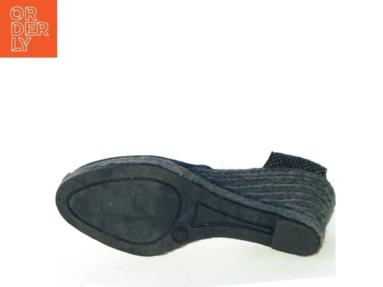 Billede 4 - Sko med kilehæl i flet (str. 38)