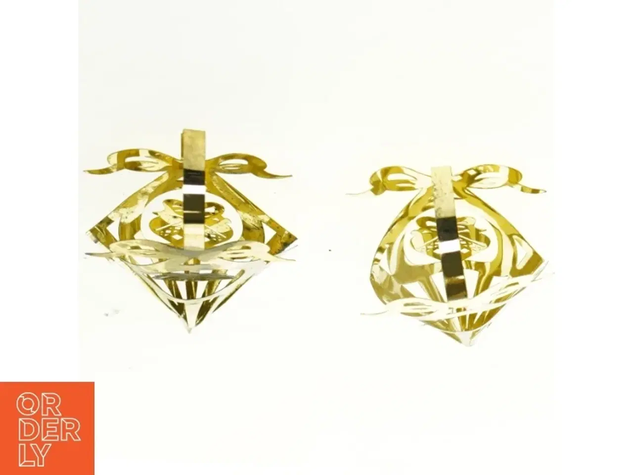 Billede 2 - Julepynt, royal copenhagen 2 store kræmmerhus (str. 20 x 7 cm)