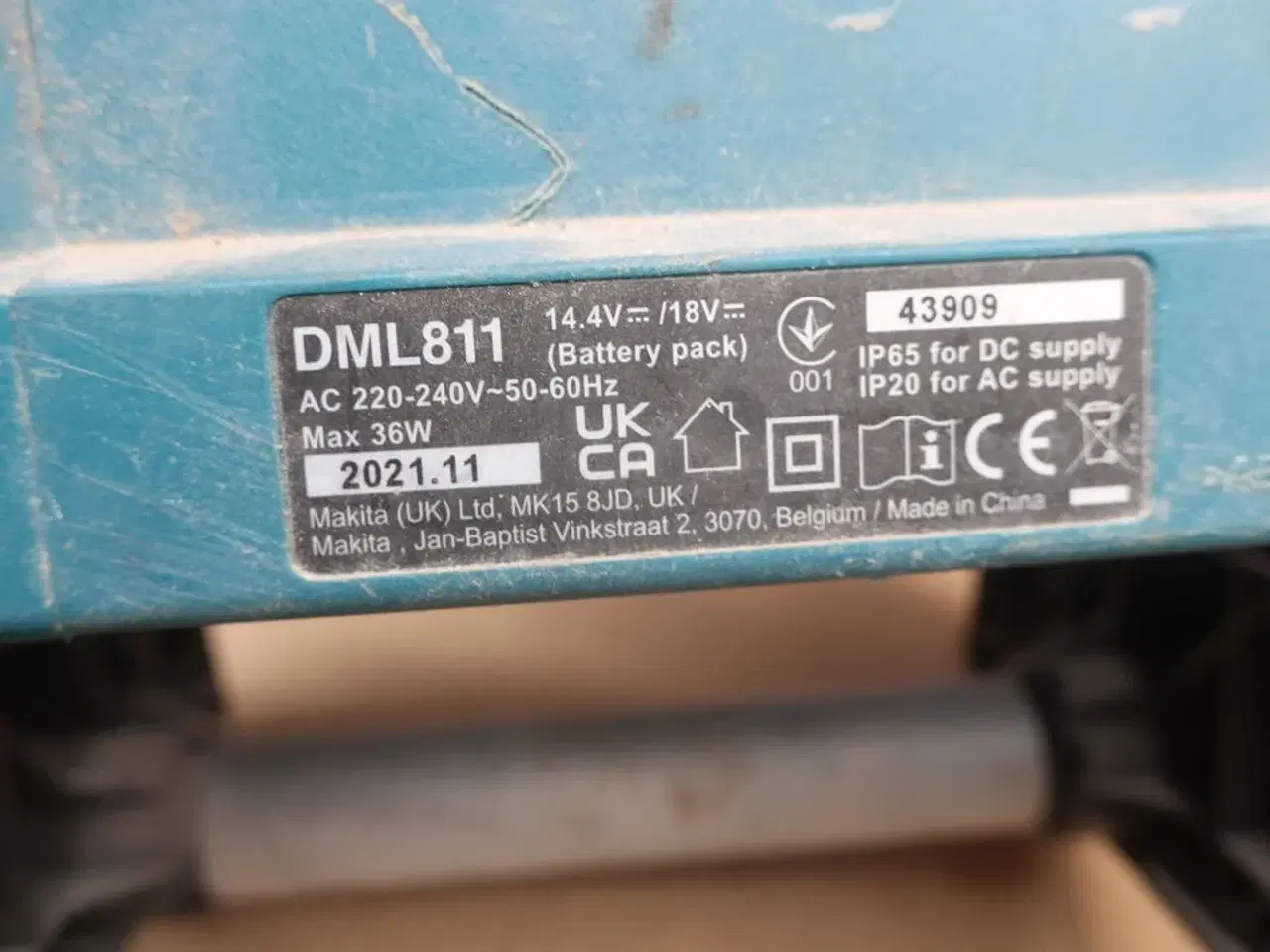 Billede 8 - Rundsav, støvsuger  mv.  MAKITA  Model: DVC 750L, DJR 187, DC18RA, DCG 180, DHS 660