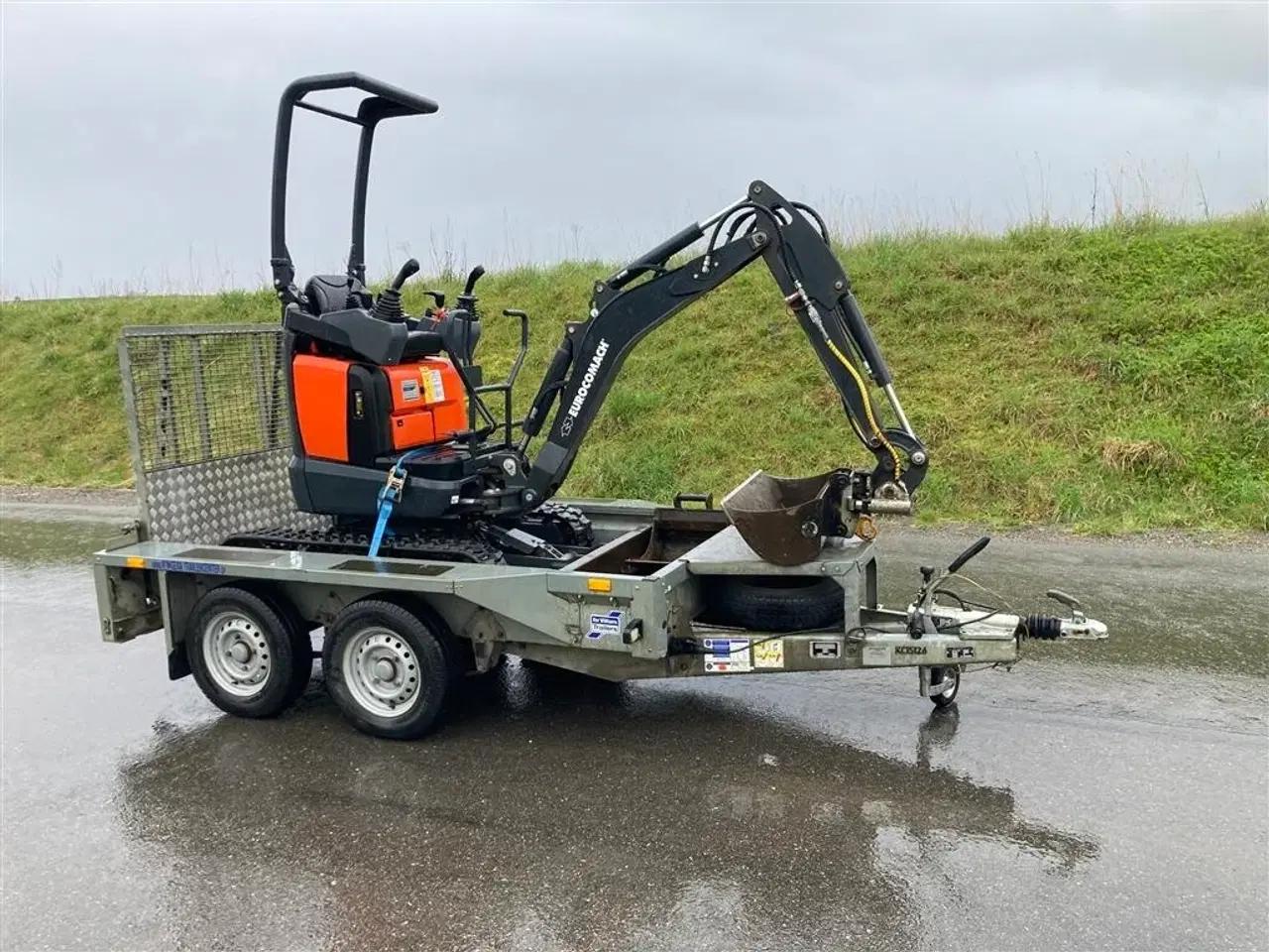 Billede 13 - Ifor Williams GX 84 Maskintrailer med rampe og mange bindeøjer