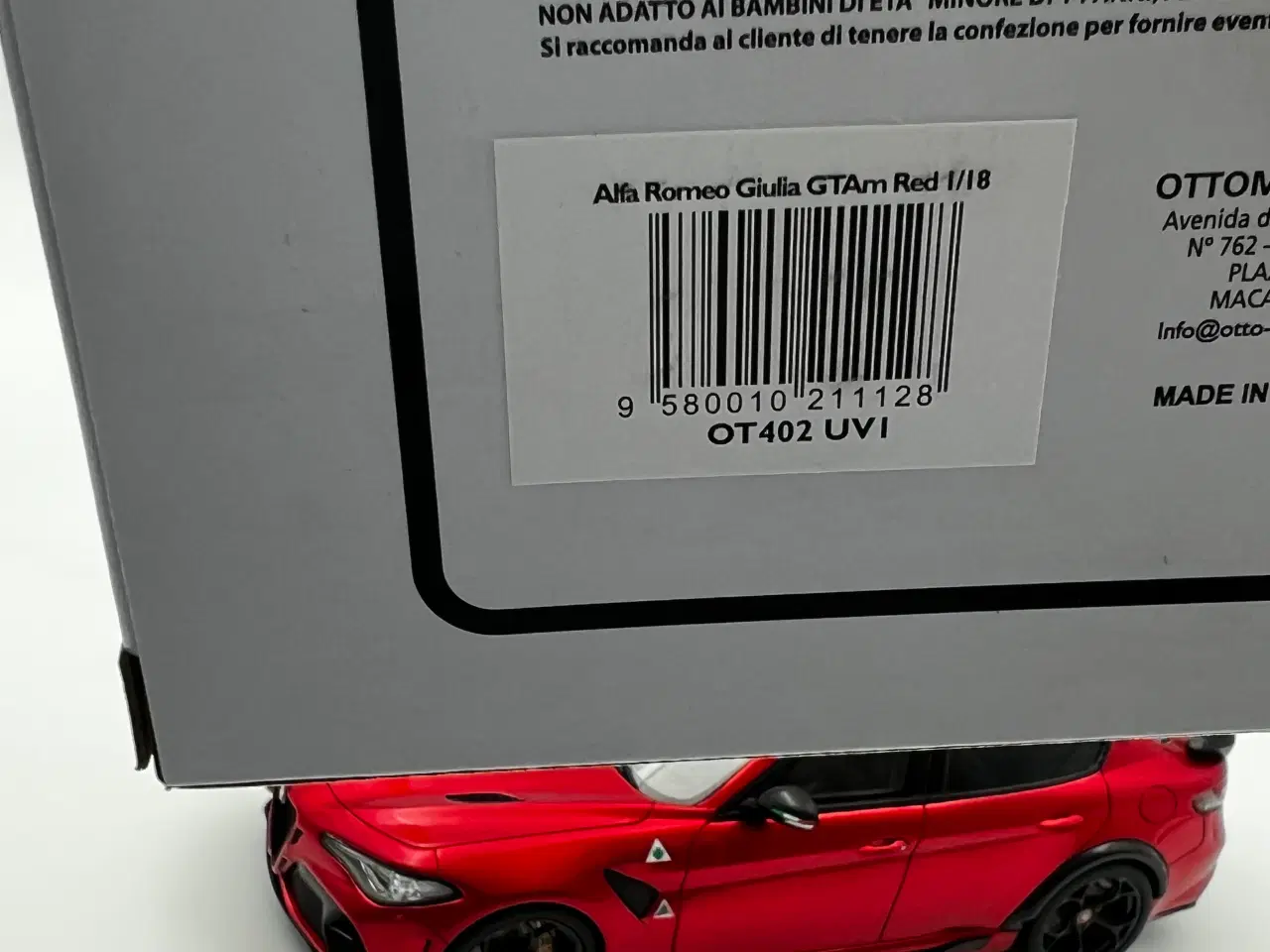 Billede 10 - 2020 Alfa Romeo Giulia GTAm 1:18  