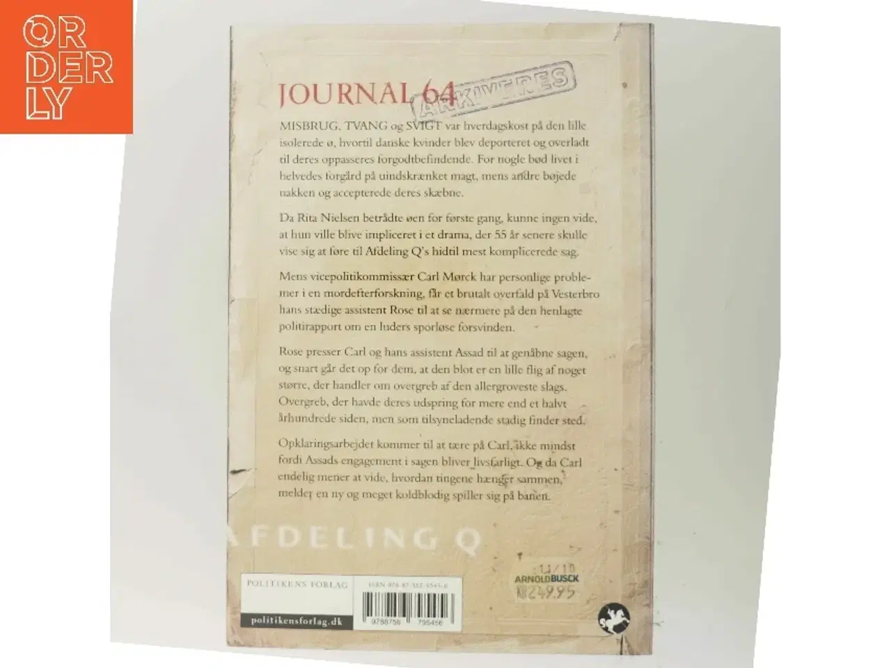 Billede 3 - Journal 64 : krimithriller af Jussi Adler-Olsen (Bog)