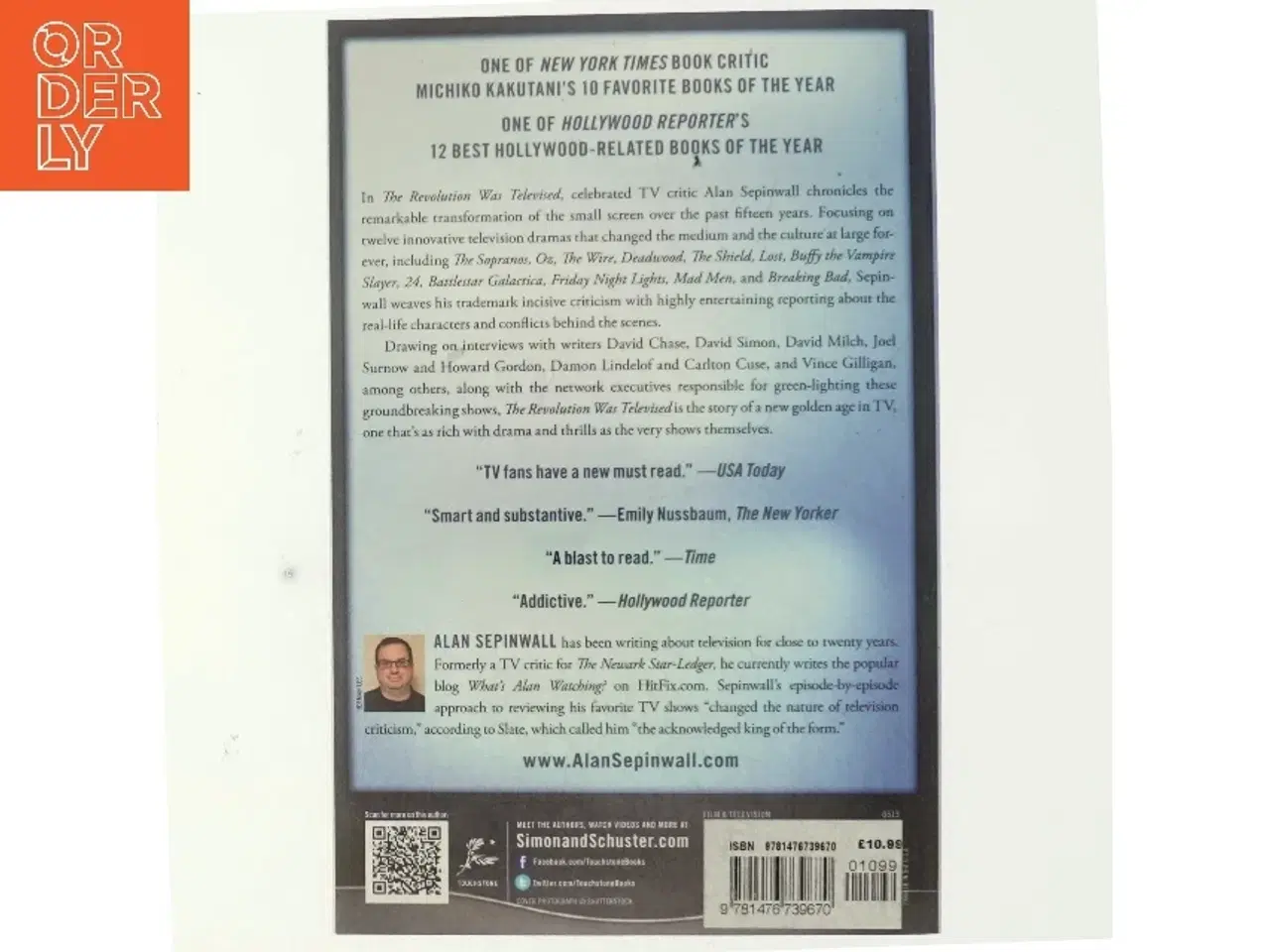 Billede 3 - The revolution was televised : how The Sopranos, Mad Men, Breaking Bad, Lost, and other groundbreaking dramas changed tv forever af Alan Sepinwall (Bo