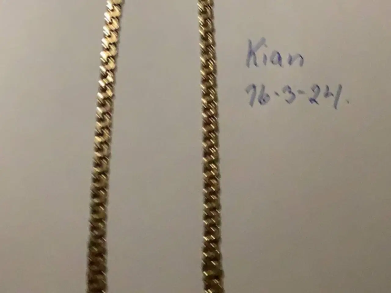 Billede 2 - Guld halskæde 