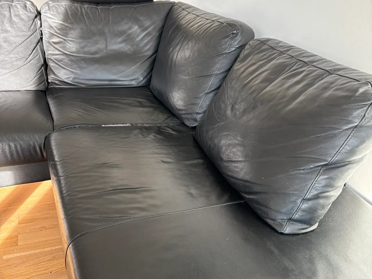 Billede 5 - Lædersofa (ægte læder)