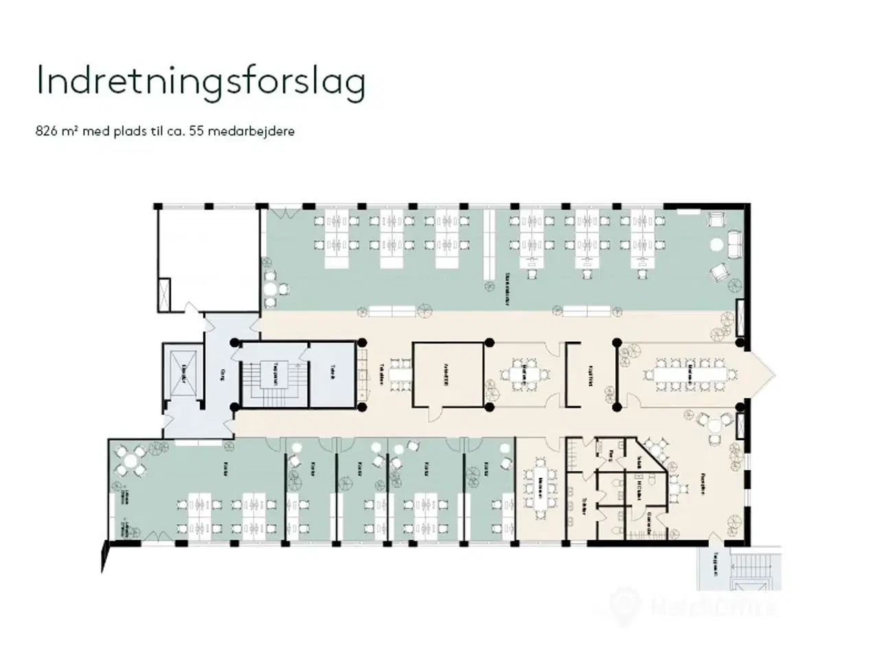 Billede 14 - Lyst og åbent kontorlejemål på 826 m²