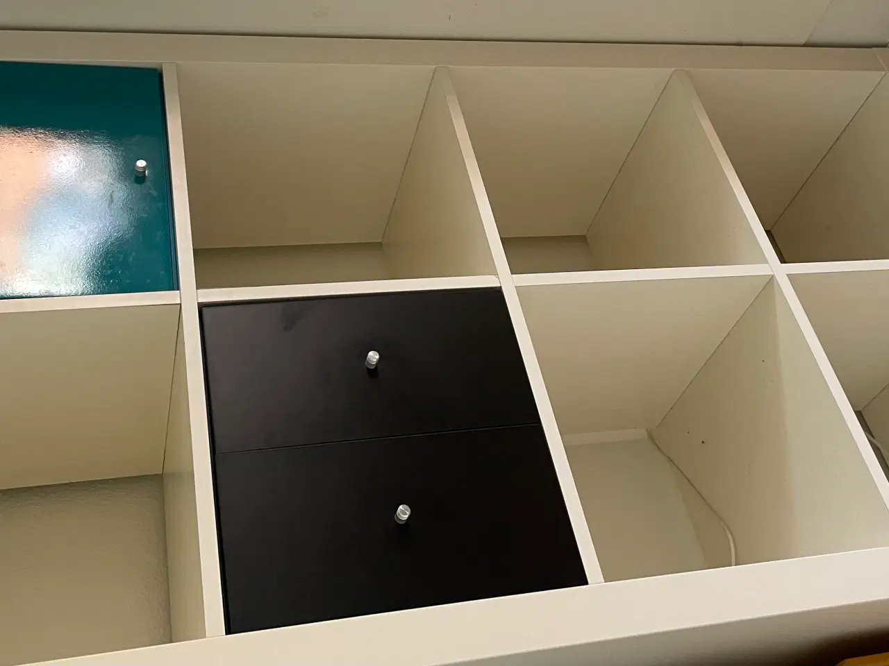 Billede 1 - Ikea reol med skuffer og skab